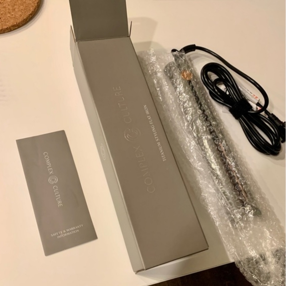 Complex Culture Titanium Flat Iron New